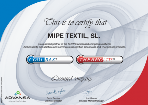 certificat CM TL 2013