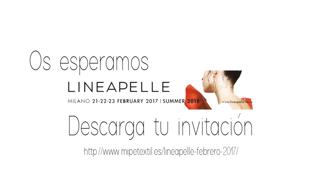 Feria Lineapelle colección verano 2018 Mipe Textil